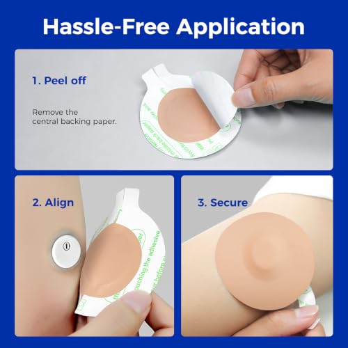 HONYOU Libre 3 Plus Sensor Covers Overpatches Beige – Waterproof 15 Day, for Libre 3 Plus & Instinct