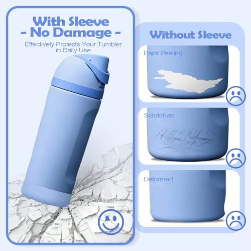 Silicone Bottle Boot for Owala Kids Water Bottles - Out of the Blue