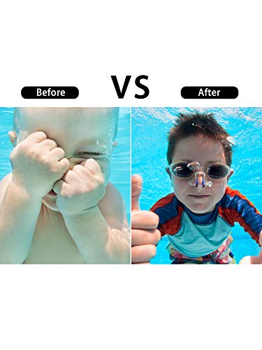 Silicone Swimming Nose Clips - 6 Pcs for Kids & Adults