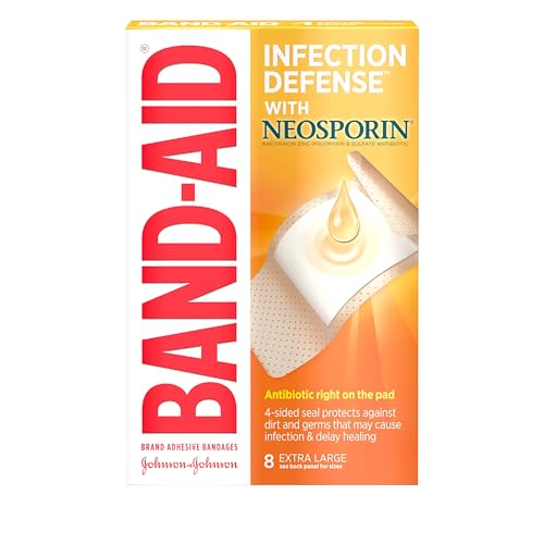 Infection Defense Adhesive Bandages - Extra Large - 8 Count