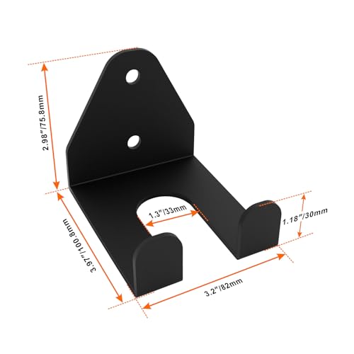 Wall-Mounted Olympic Barbell Holder - Heavy Duty Rack for Home Gym