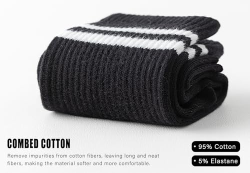 Non-Slip Yoga Grip Socks for Women & Men - 1 Pair Black