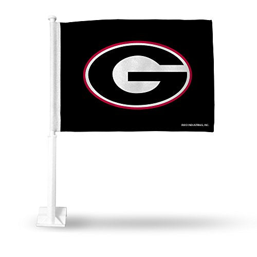 Georgia Bulldogs Double Sided Car Flag - 11x15 Inch Polyester