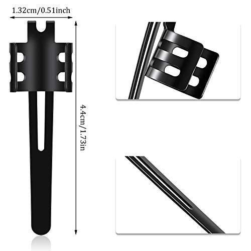 20 Pcs Metal Flashlight Replacement Clips - Durable & Lightweight
