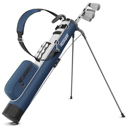 Lightweight Golf Stand Bag with Ball Holder - Blue
