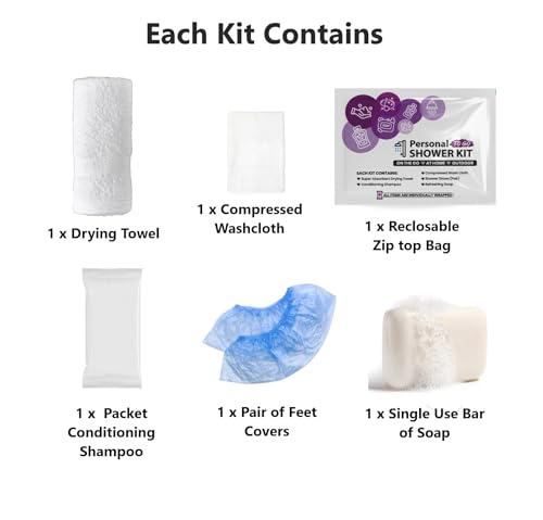 Portable Personal Shower Kit To-Go - Travel Hygiene Essentials (1)