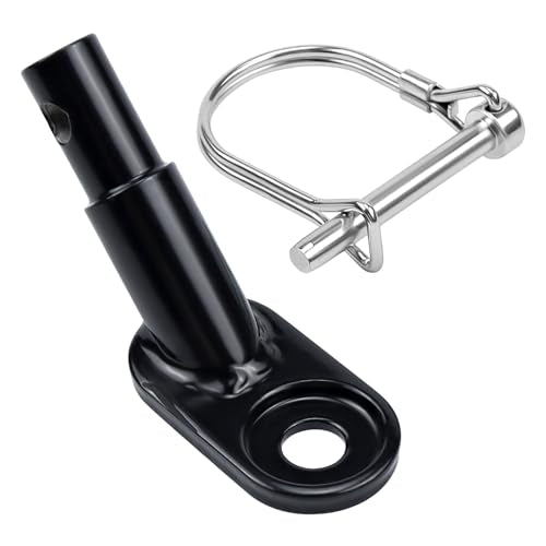 Bicycle Trailer Hitch Connector Coupler - Black Adapter for Kids & Pets