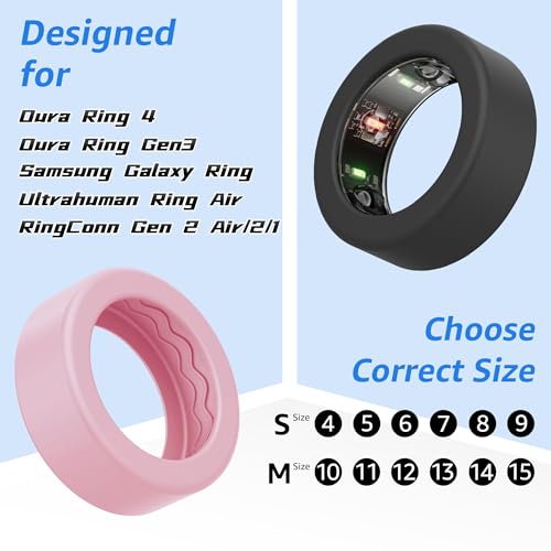 Silicone Cover for Oura Ring 4, Gen 3 & Galaxy Ring - 12 Colors