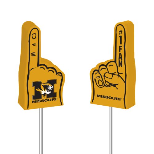 Missouri Tigers Foam Finger Antenna Topper with Dangler Cord