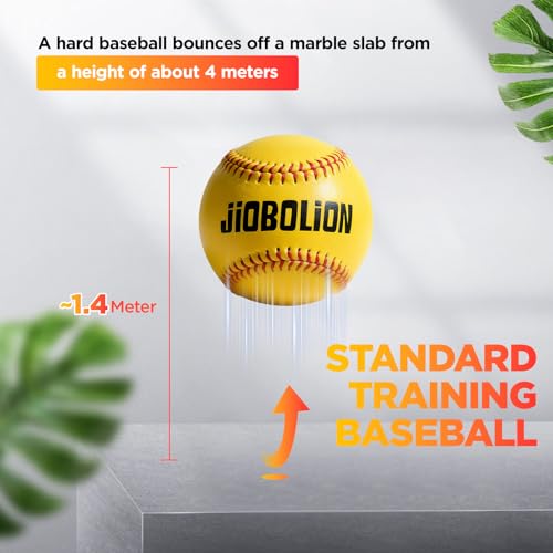 Professional Training Baseball - Synthetic Leather Cover, Yellow