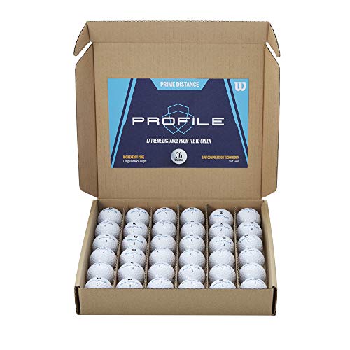 Profile Distance Golf Balls - 36 Pack, White