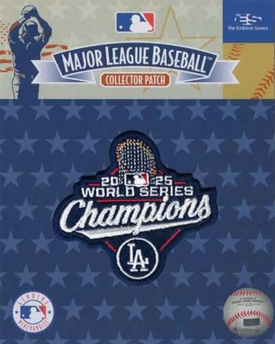 2025 Los Angeles Dodgers World Series Champions Embroidered Patch