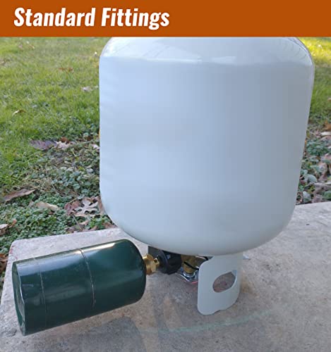 Propane Refill Adapter for 1-Pound Tanks - Solid Brass