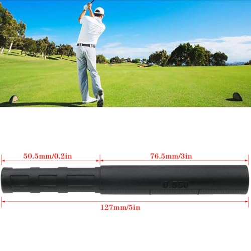 Golf Club Shaft Extender - 0.55 Inch Graphite Extension (2PCS)