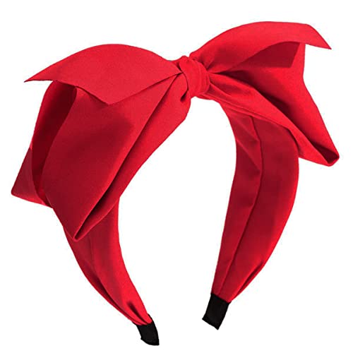 Red Bow Headband for Women - Cute Big Bow Hair Accessories
