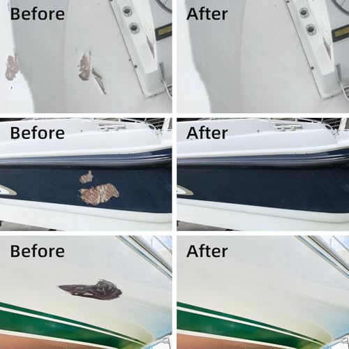 Marine Fiberglass Repair Kit for Boats with Color Match