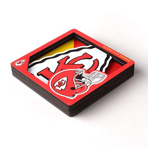 Kansas City Chiefs 3D Logo Magnet - Official NFL Team Design