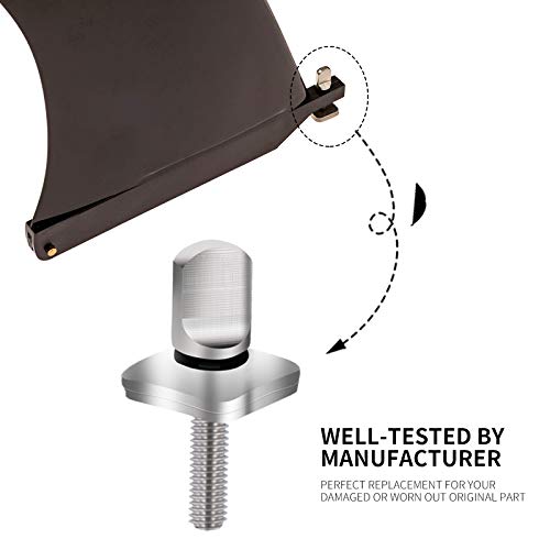 316 Stainless Steel Surfboard Fin Screws - Pack of 2
