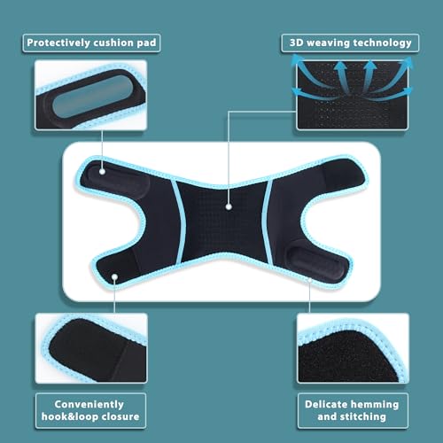 i BRACE Large Adjustable Knee Brace for Pain Relief, Tendon Support & Stability