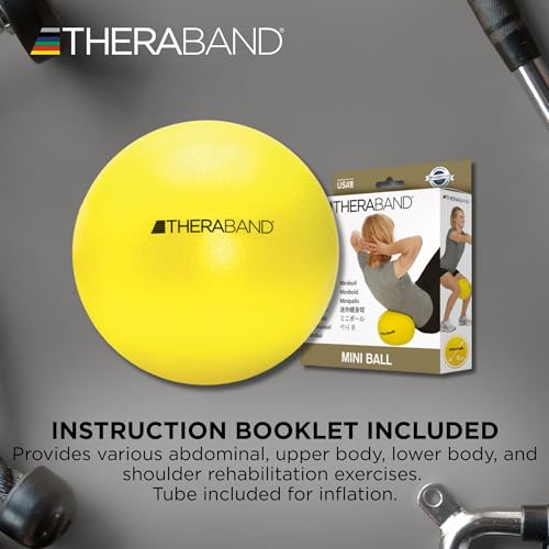 9-Inch Mini Yoga & Pilates Ball - Anti-Burst Therapy Ball, New Version