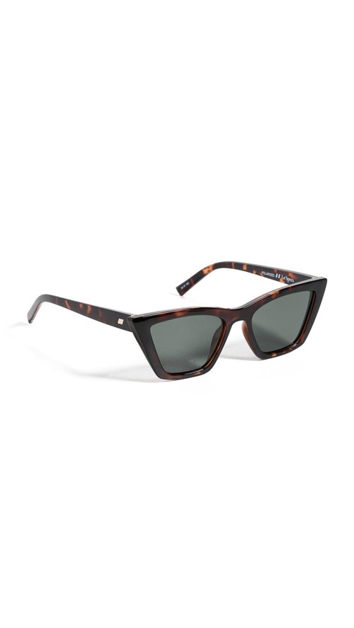 Le Specs Velodrome Sunglasses - Dark Tort, Cat Eye, Women's, Elegant and Flattering Style