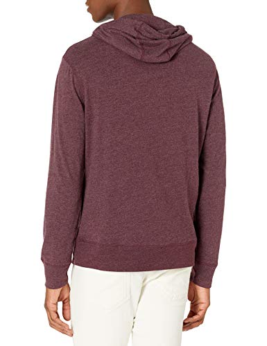 Amazon Essentials Men's Lightweight Jersey Pullover Hoodie, Burgundy, X-Small