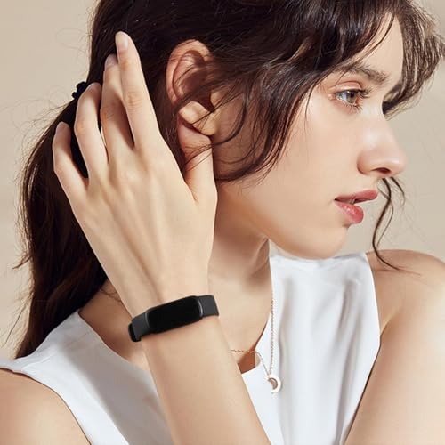 Silicone Sport Bands for Fitbit Inspire 3 - 2-Pack Black