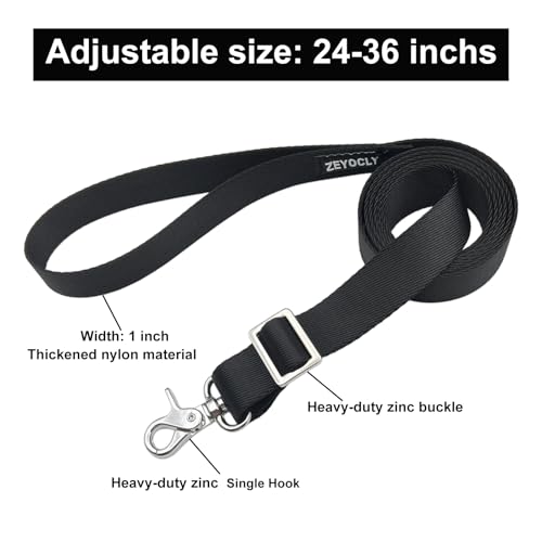 ZEYOCLY 24-36 inch Adjustable Bimini Boat Top Straps with Heavy-Duty Snap Hooks (2 pcs)