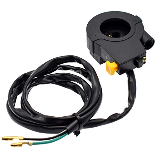 7/8" Twist Throttle with 36" Cable & Kill Switch Set for 49cc-80cc Motorized Bicycles
