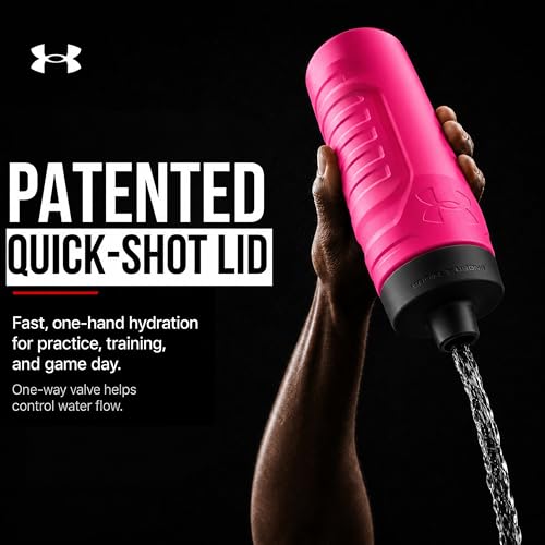 32oz Squeeze Water Bottle - Hot Pink Sports Hydration Bottle