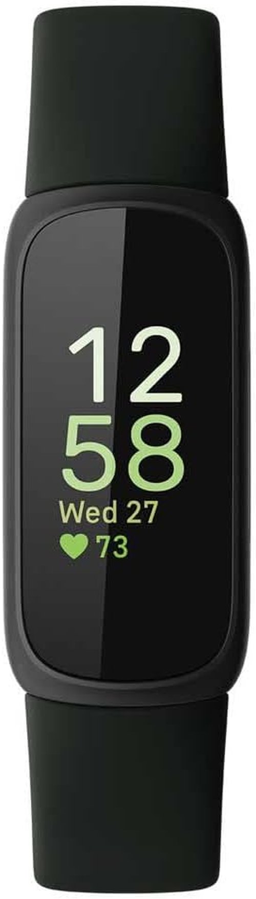 Fitbit Inspire 3 Fitness Tracker - Advanced Health Insights, Stress Management & Sleep Tracking | Includes Small & Large Bands (Midnight Zen/Black)