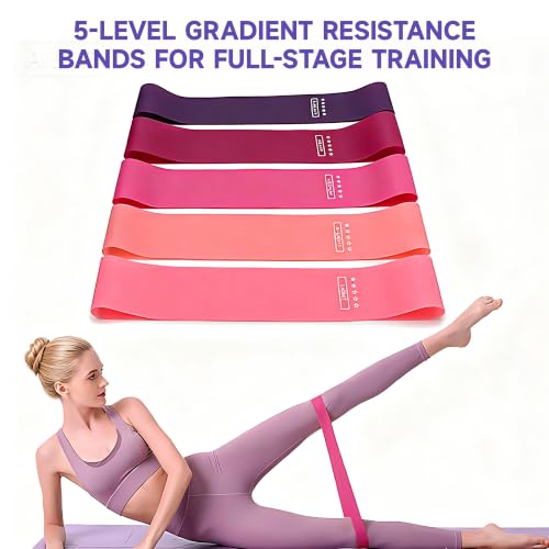 Pilates Equipment Kit for Home Workouts - 21 Pcs Set, Purple