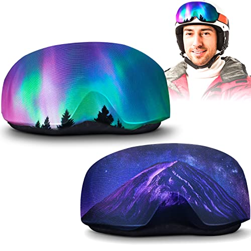 Ski Goggle Covers - 2 Pack Microfiber Protectors - Classic