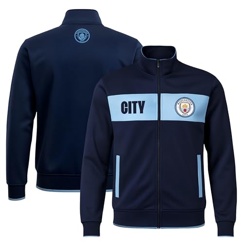 Manchester City FC Soccer Track Jacket - Unisex Adult X-Large