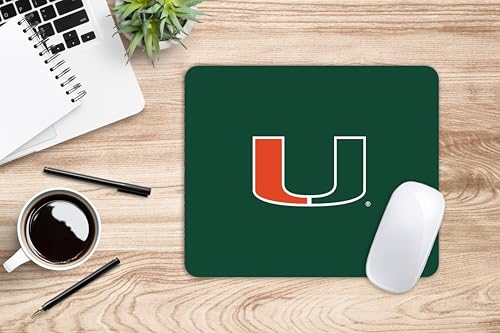 University of Miami Mouse Pad - Fabric Fan Pack 2, 8.5L x 7W