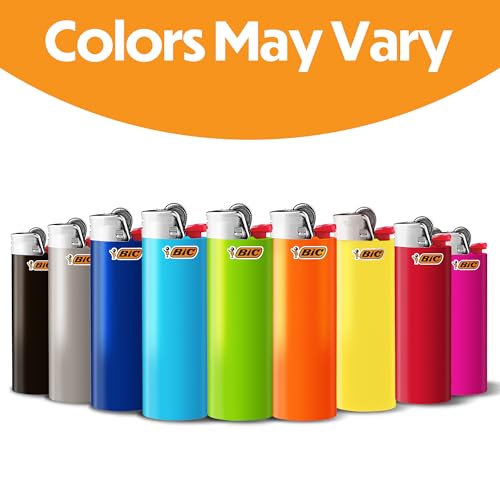 Maxi Pocket Lighters - Long-Lasting & Child-Resistant, 15-Pack