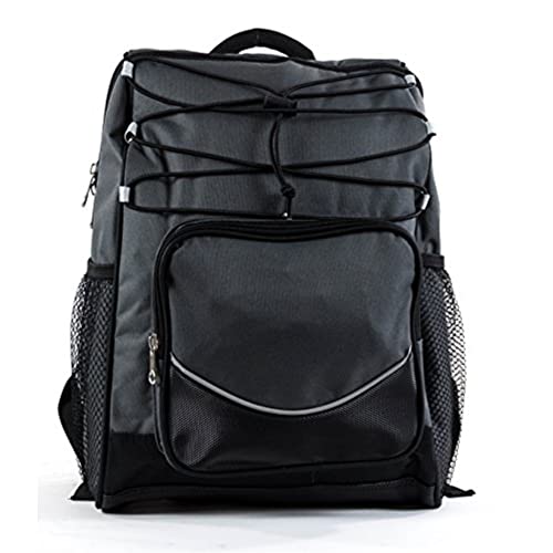 20 Can Cooler Backpack with No-Leak Liner - Grey