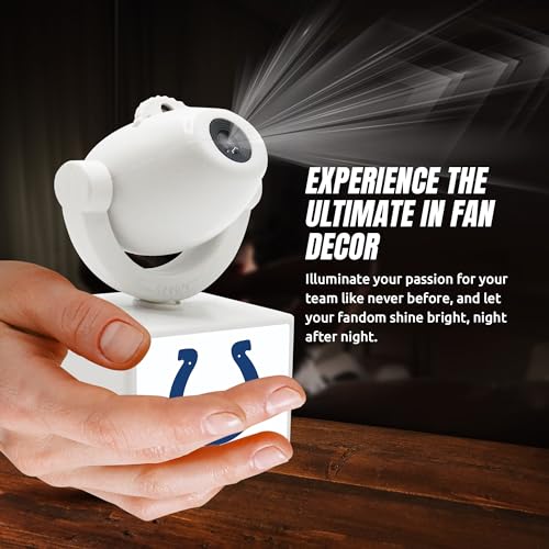 Indianapolis Colts LED Mini Spotlight Projector - 6 Designs