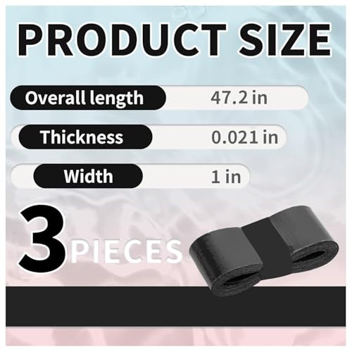 Tennis Racket Grip Tape - 3 Pack Purple, Anti-Slip Precut Design