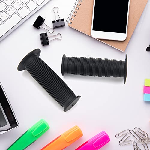 Bike Grips for Kids - Non-Slip Rubber, 90mm - Black