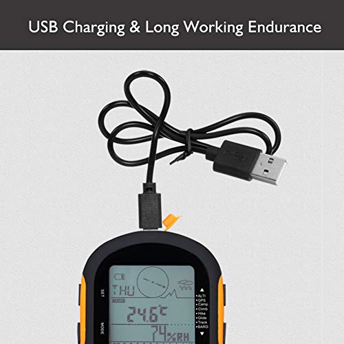 Multifunction Waterproof Handheld GPS Navigator with Torch