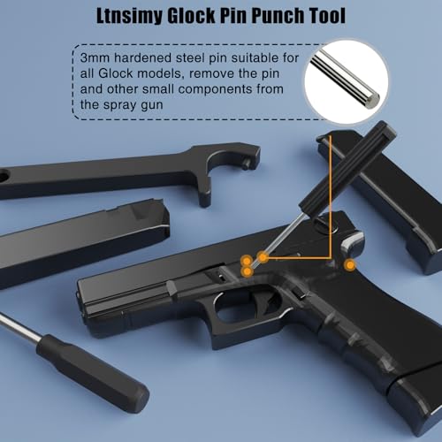 Glock Tool Kit with Storage Bag - Gen1 Front Sight & Magazine Disassembly Tools