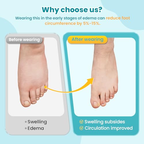 Sylong X-Large Wide Swollen Foot & Ankle Edema Compression Wrap Brace