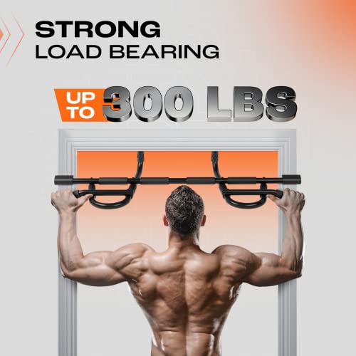 Heavy Duty Wall Mounted Pull Up Bar - Over Door Multi Grip Bar XSP