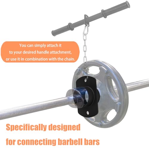 YZZHAJ Black Landmine Row Handle for 2-Inch Olympic Barbell - Stable, Durable Gym Accessory