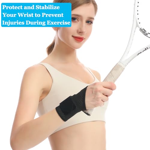 Breathable Mesh Wrist Brace for Pain Relief & Support - Adjustable - Style 1