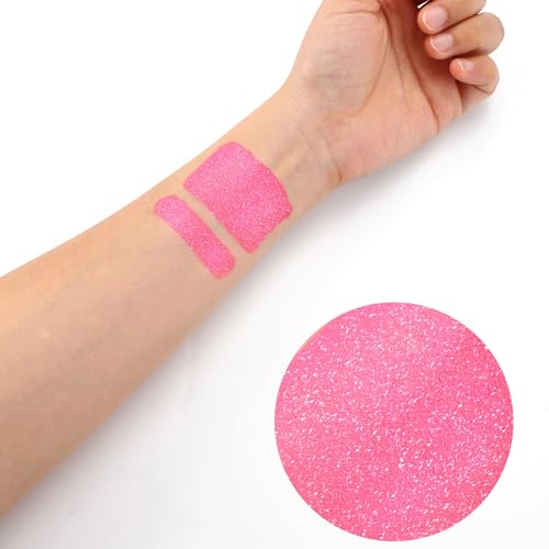 Glitter Eye Black Stick - Waterproof Sports Face Paint, Pink