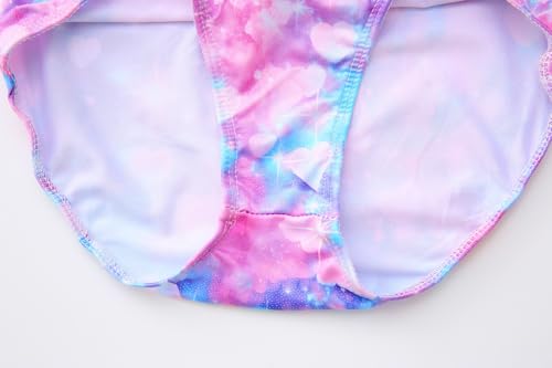 LUOUSE Swimwear for Girls Swimsuits Quick Dry Cross-Back Adjustable