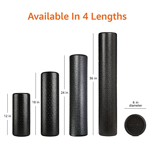 High-Density Foam Roller for Exercise and Recovery - 24 Inch