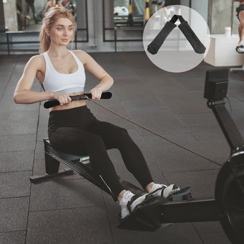 2-Pack Rower Handle Covers - Sweat-Absorbent Grip Cushions